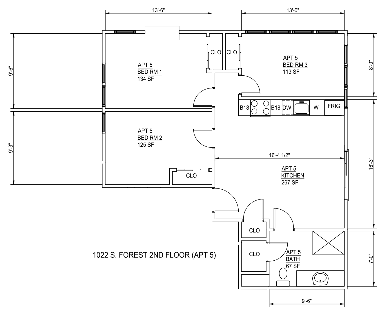 3-Bedroom at 1022 S Forest